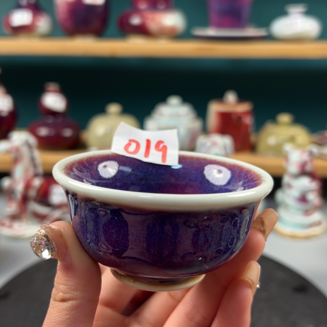 瓷片全品无暇主人杯纯手工