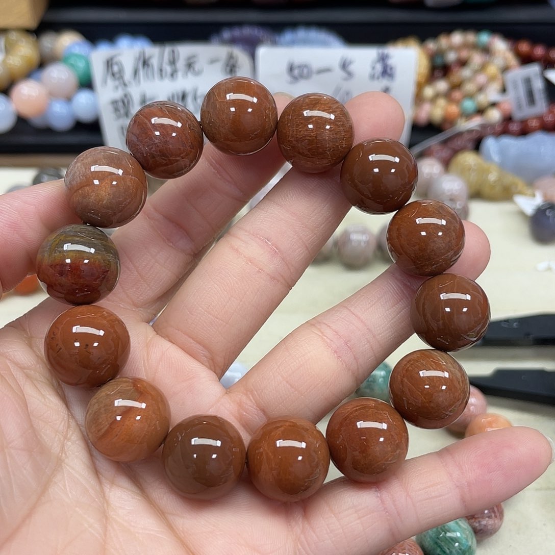 未镶嵌手串硅化珊瑚（珊瑚玉）尚*683