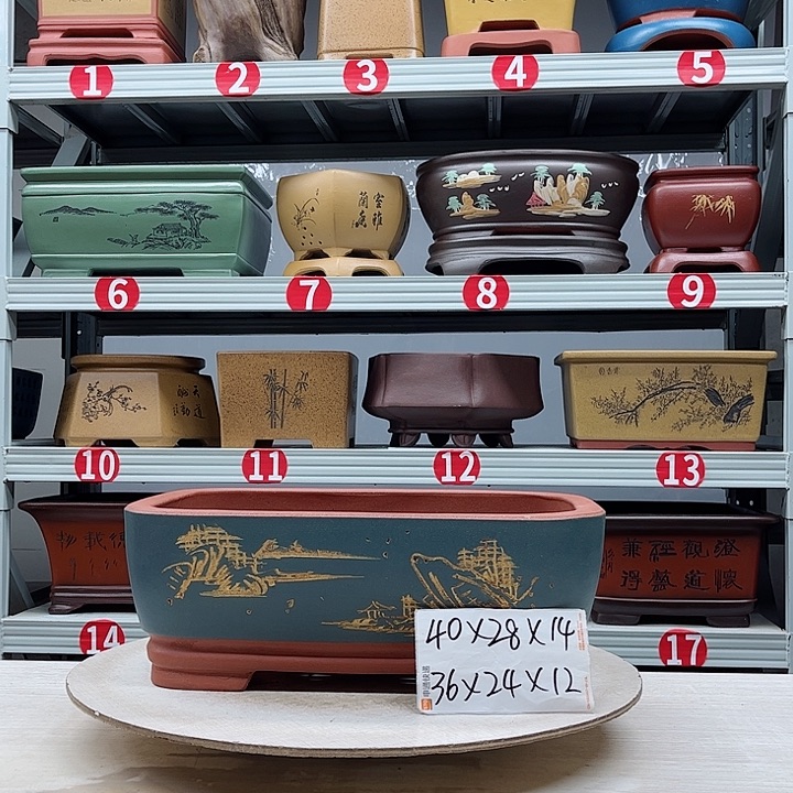 紫砂花盆紫砂花盆