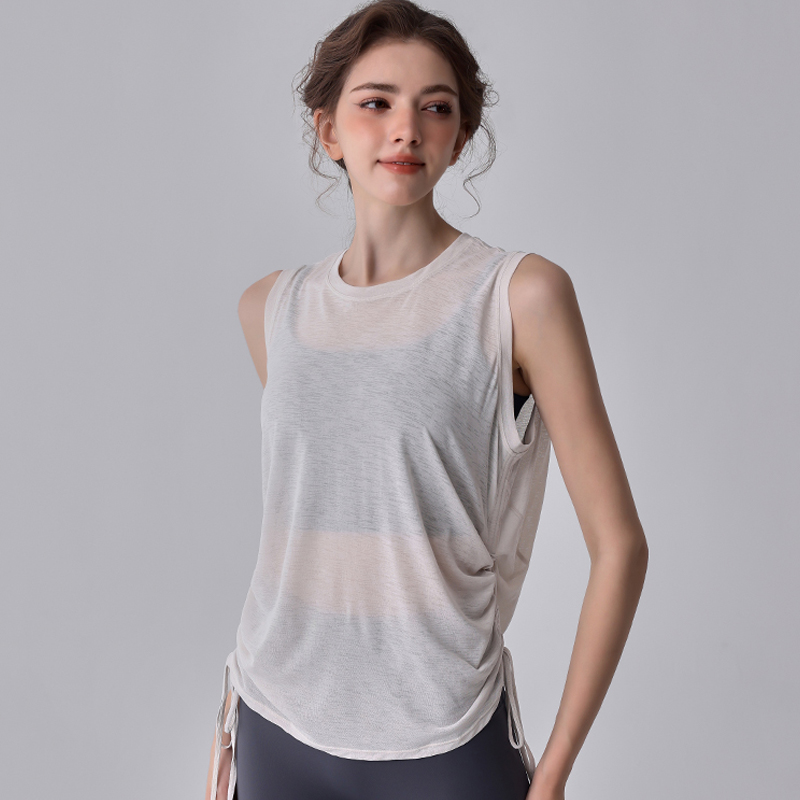 【OTSA】春夏新款运动健身瑜伽服背心女跑步普拉提运动上衣宽松罩衫