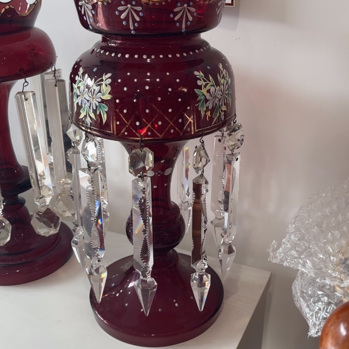 瓷片欧洲中古瓷器（水晶花器）