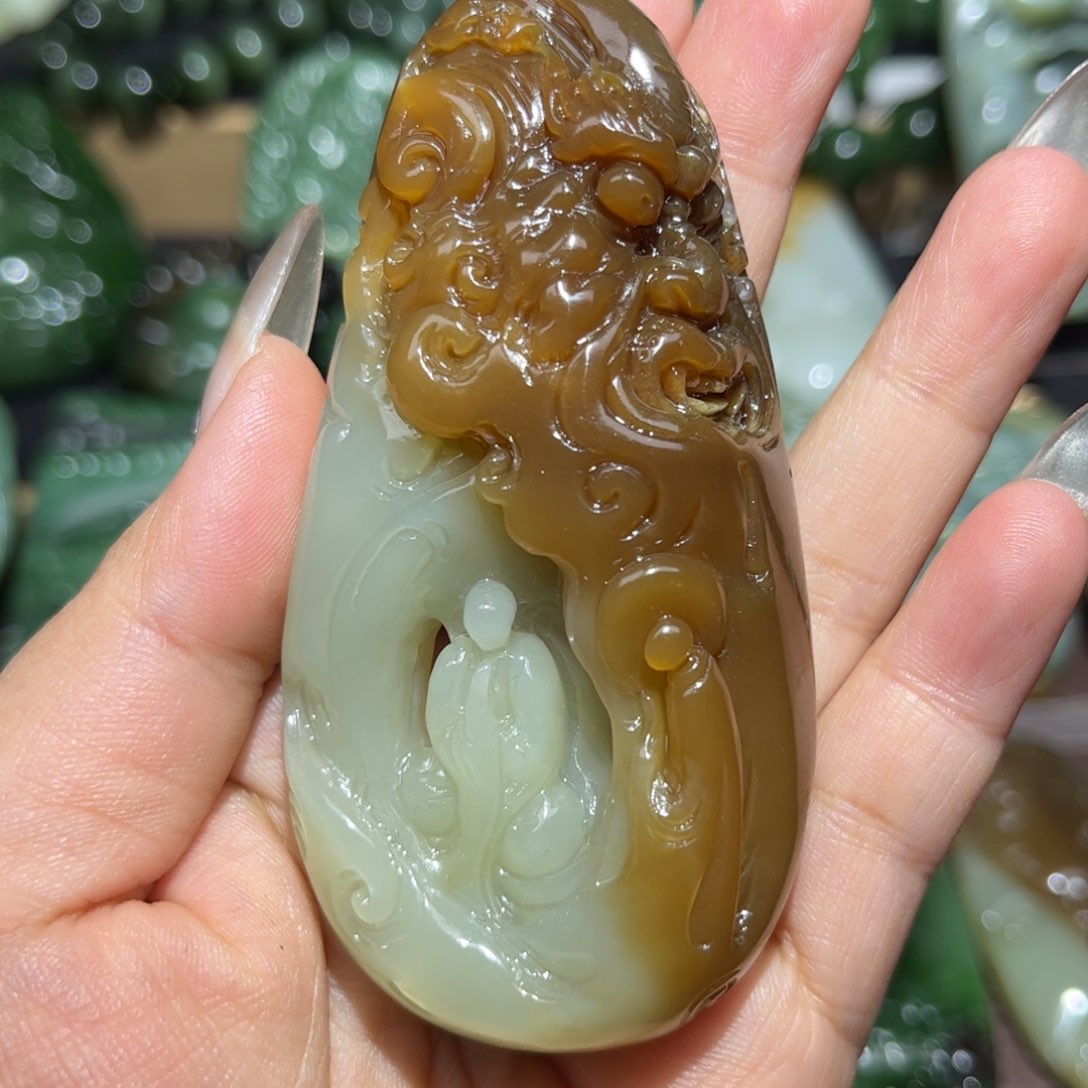 和田玉挂件未镶嵌