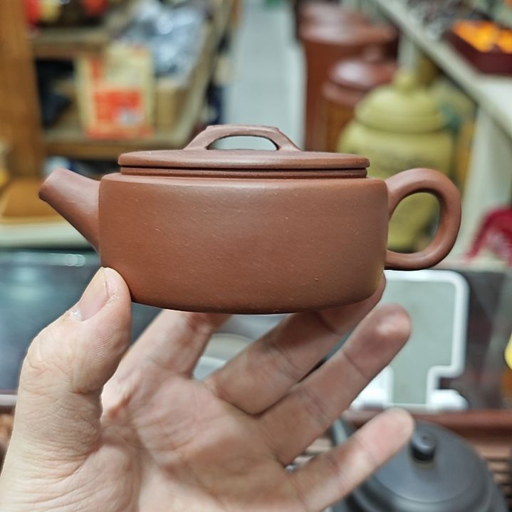 紫砂茶壶清水泥汉瓦130cc