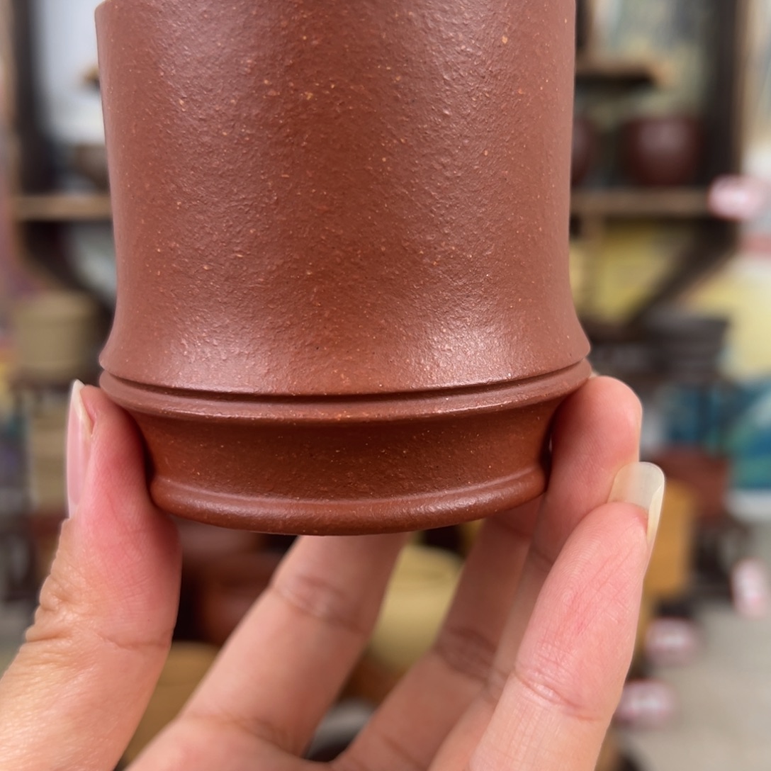 紫砂茶杯拙器甄选，纯原本矿。