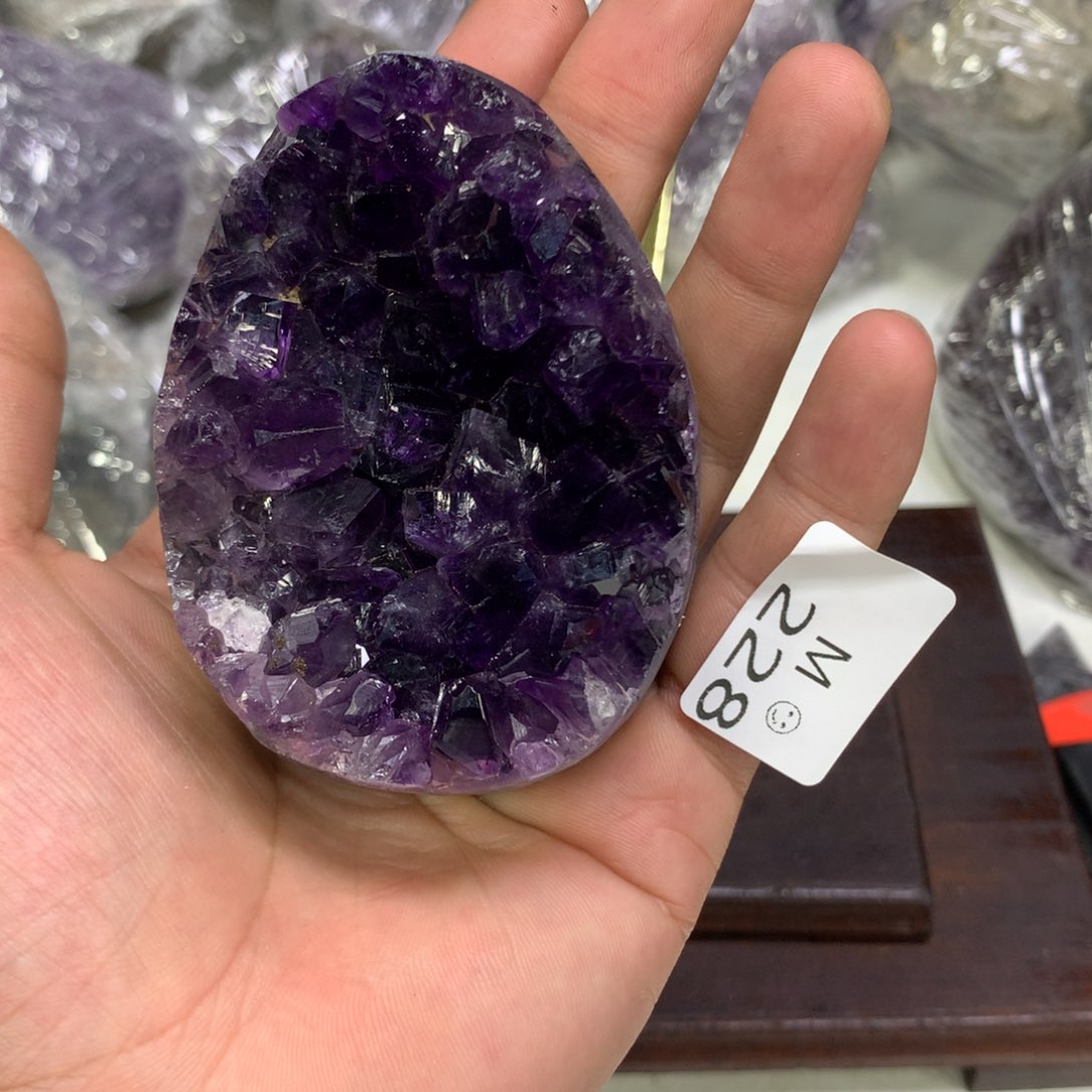 紫晶摆件未镶嵌水晶