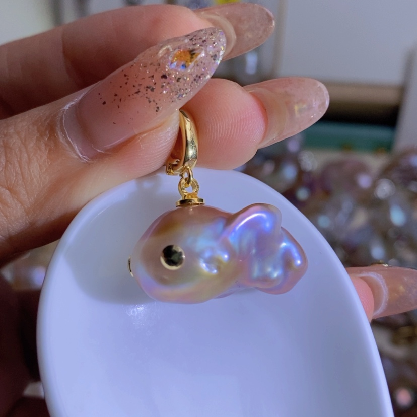 【闪购商品】淡水珍珠天然淡水珍珠（微瑕）合金