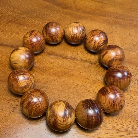 柏木（崖柏）全陈化老料把件串