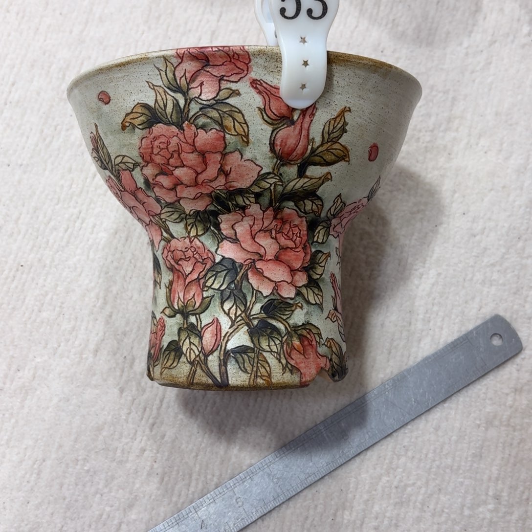 原***蛋紫砂花盆陶瓷多肉花盆精品