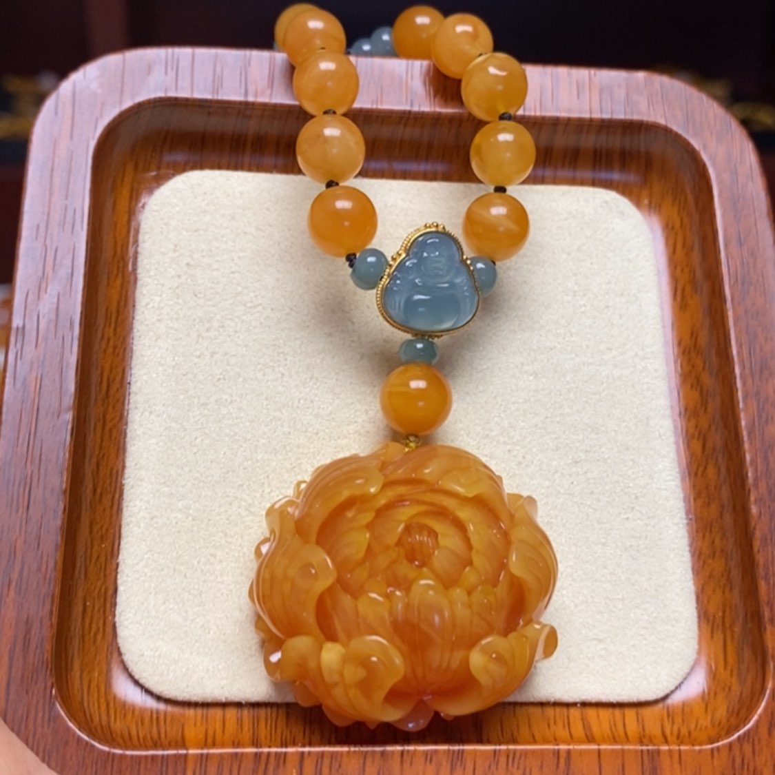 【闪购商品】蜜蜡颈饰未镶嵌项链