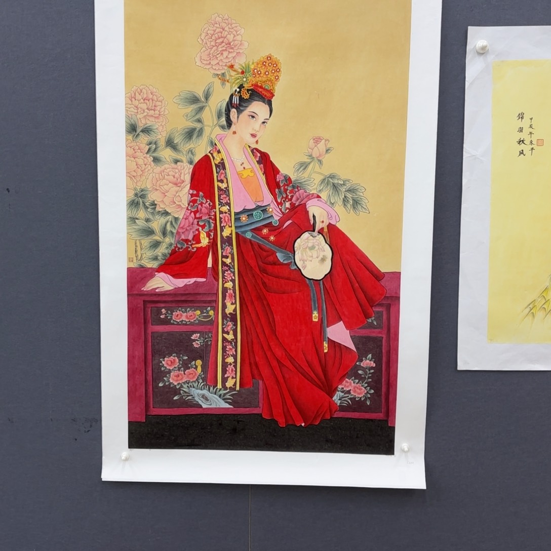 国画李秀珍四尺李欣主播