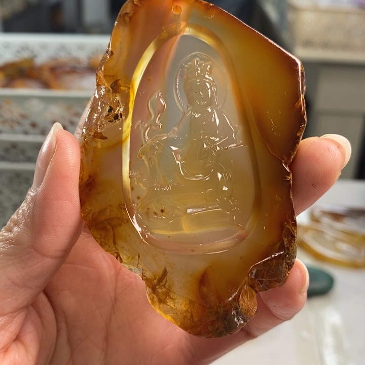 玛瑙/玉髓吊坠(不含链)未镶嵌