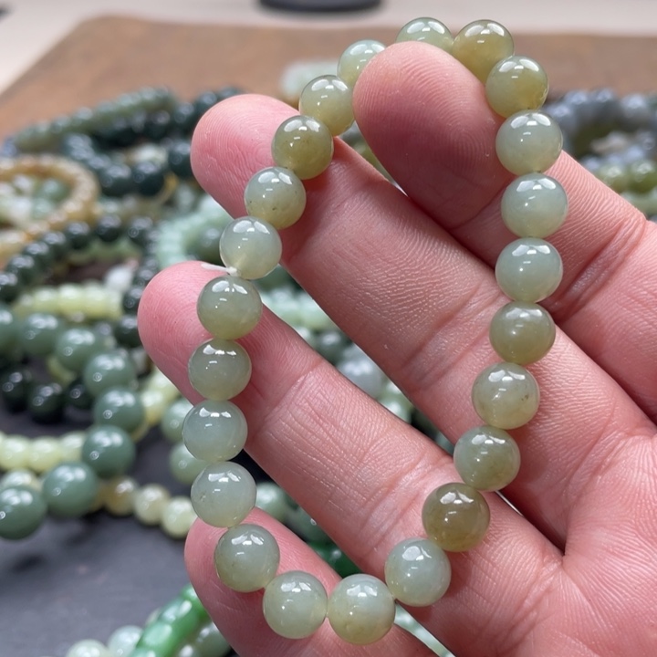 和田玉手链未镶嵌