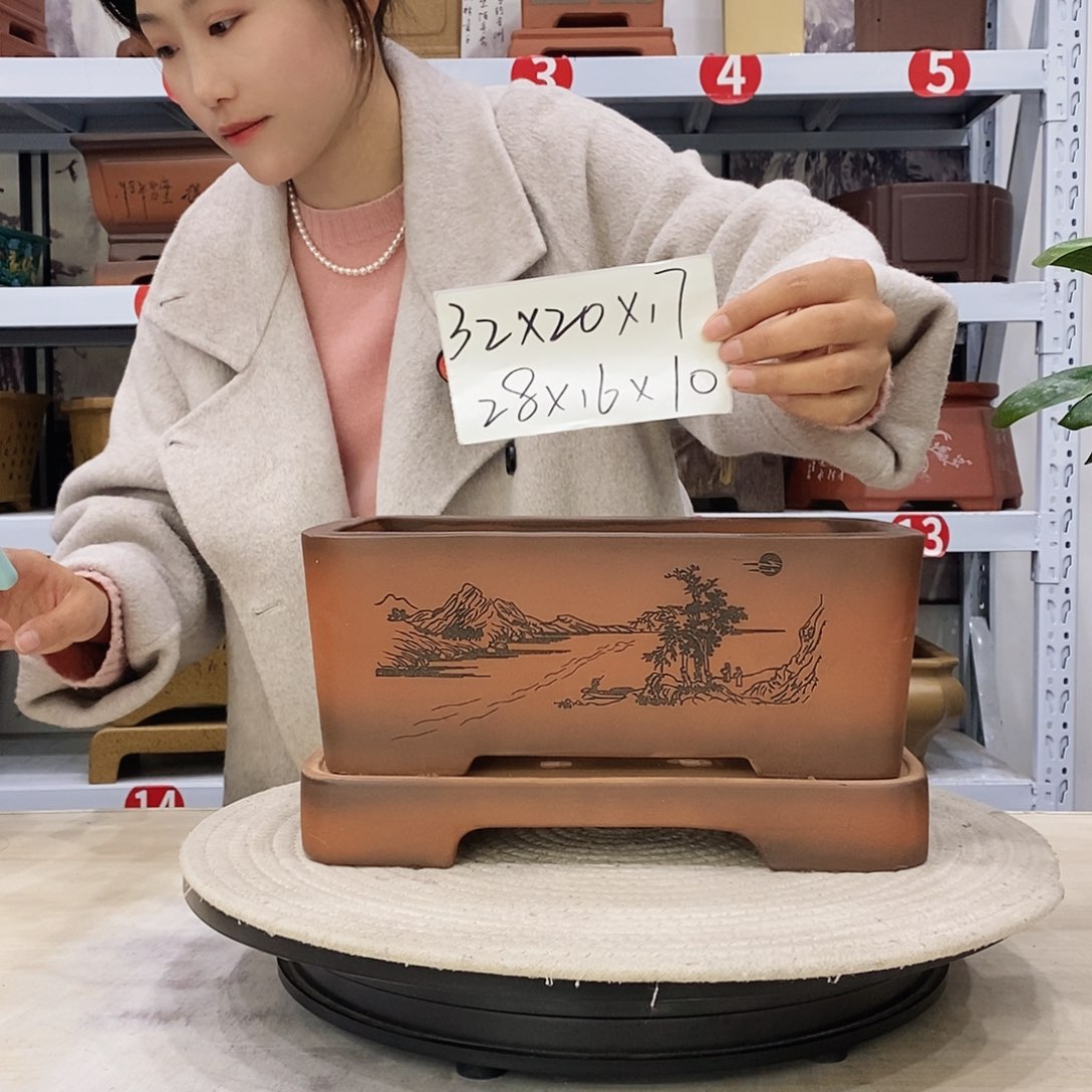 紫砂花盆紫砂花盆