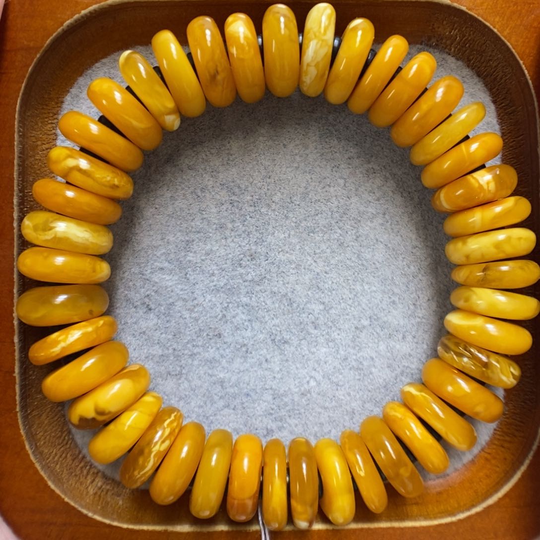 未镶嵌蜜蜡手串蜜蜡手串