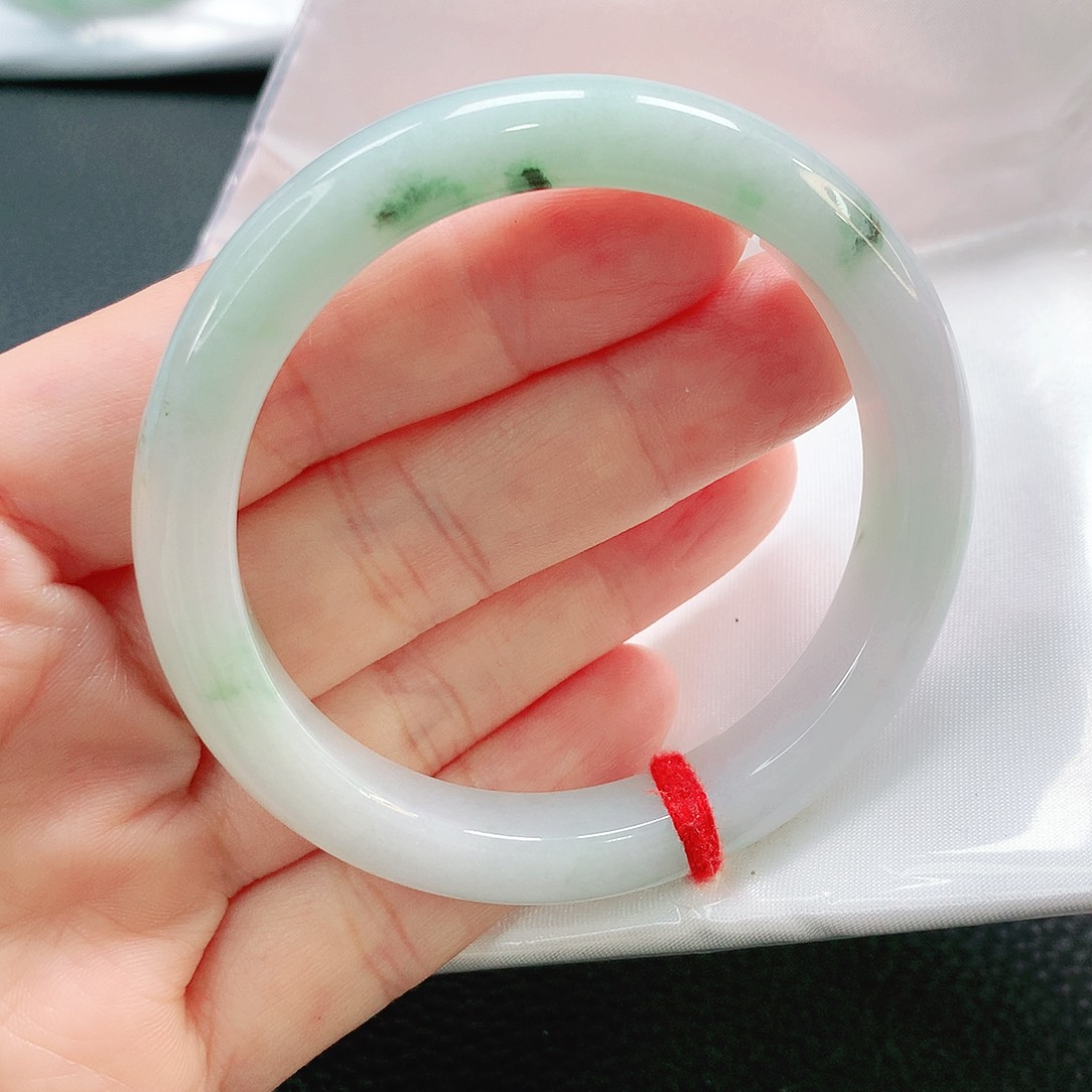 未镶嵌手镯翡翠53.8正