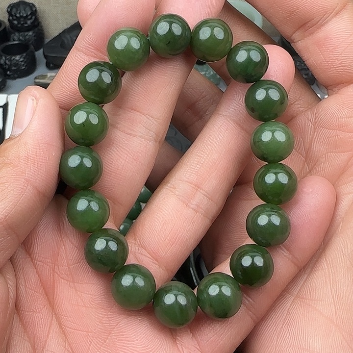 和田玉（碧玉）颈饰未镶嵌福利卡12