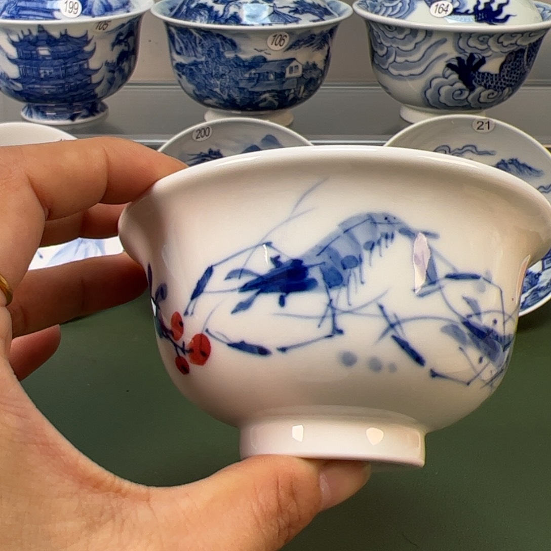 杯木木景德镇纯手绘茶具30