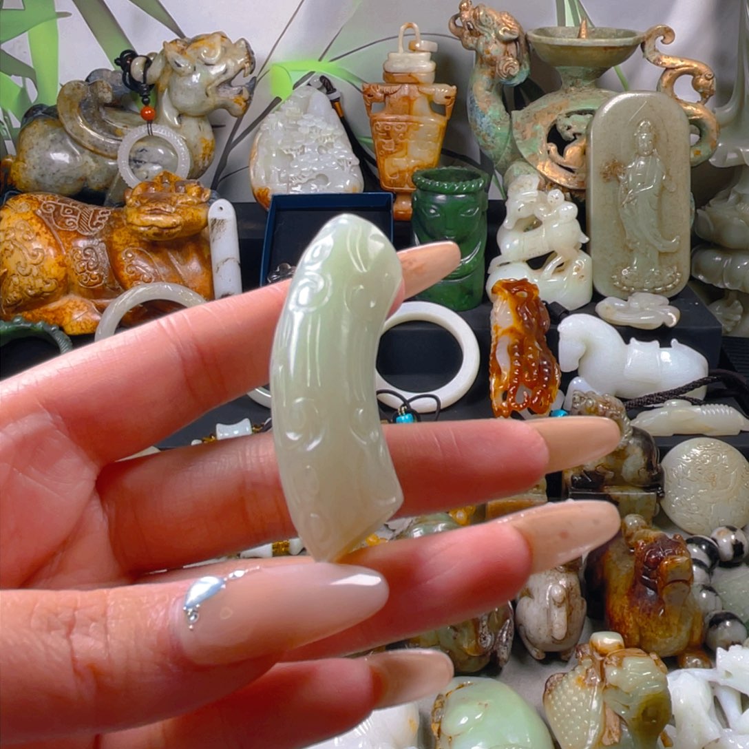 和田玉挂件未镶嵌勿*