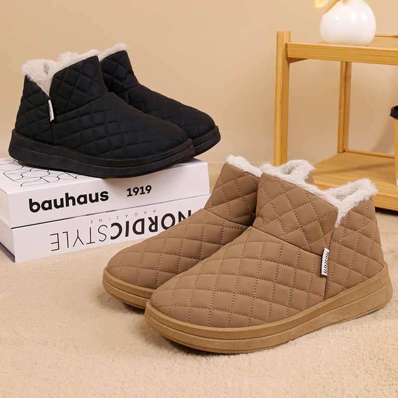 新款雪地靴加绒加厚2025保暖棉鞋防水防滑鞋