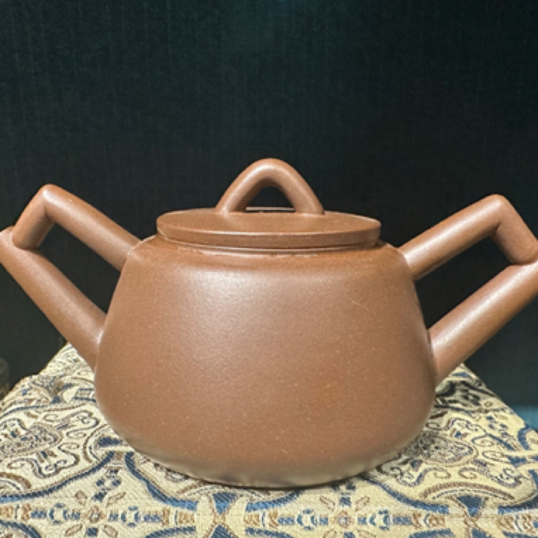 山房造器～紫泥（猜）容量120ml牛盖紫砂壶茶具泡茶壶水壶陶壶泥壶