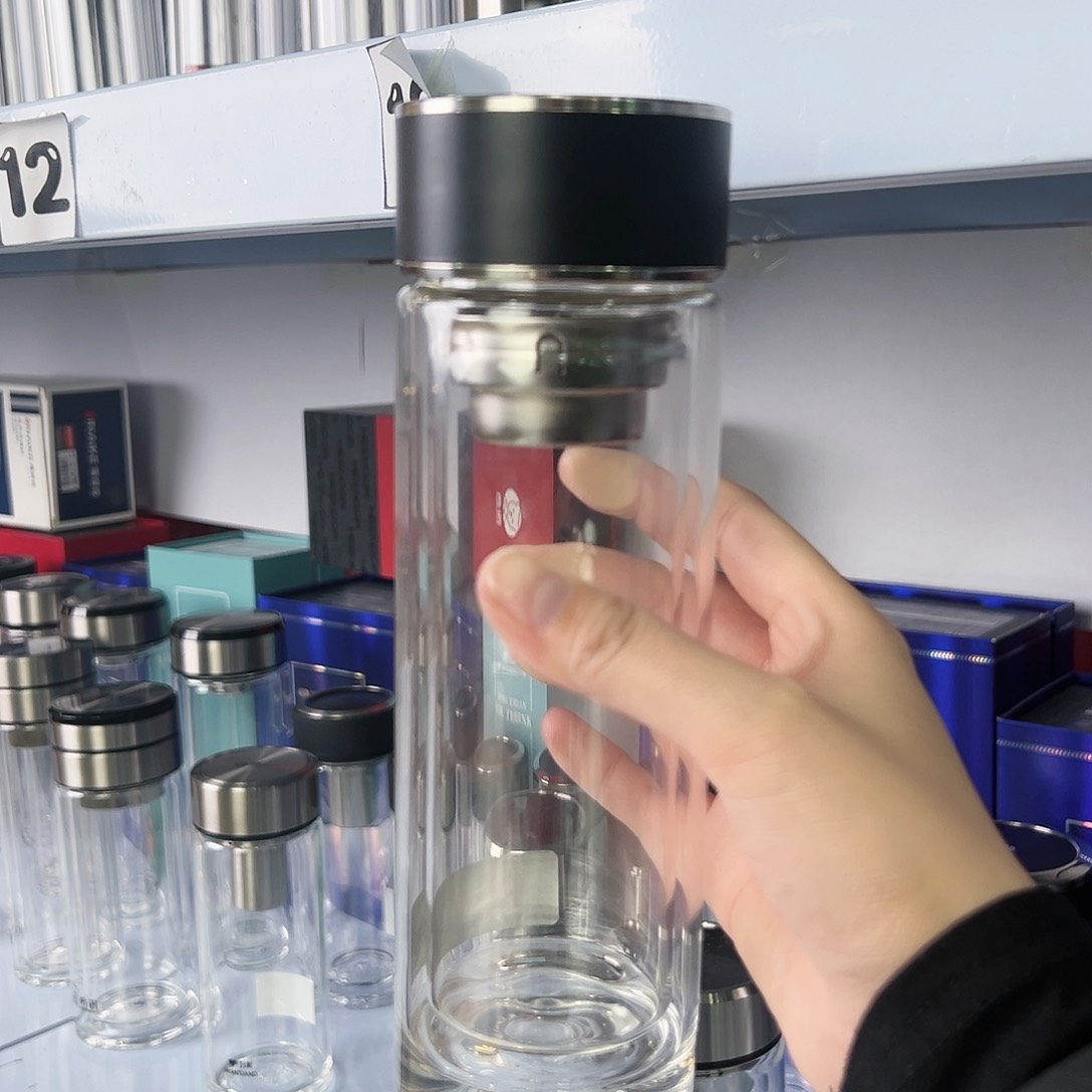 双层320毫升高硼硅茶杯