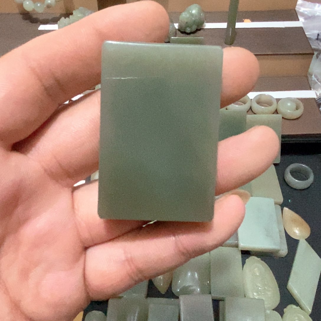 和田玉未镶嵌颈饰茉*016