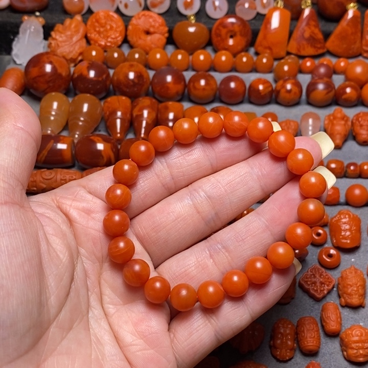 南红玛瑙未镶嵌配饰