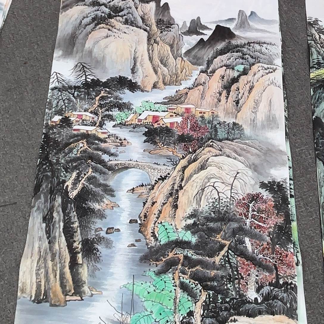 国画国画作品多次入选国内外