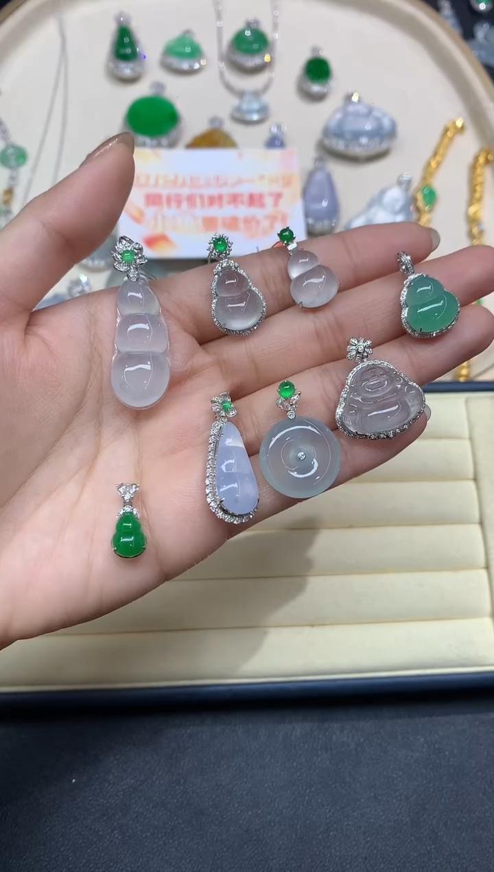 【小鱼严选彩虹盘】翡翠-18K金-多样性发其一LM05|CXQ21