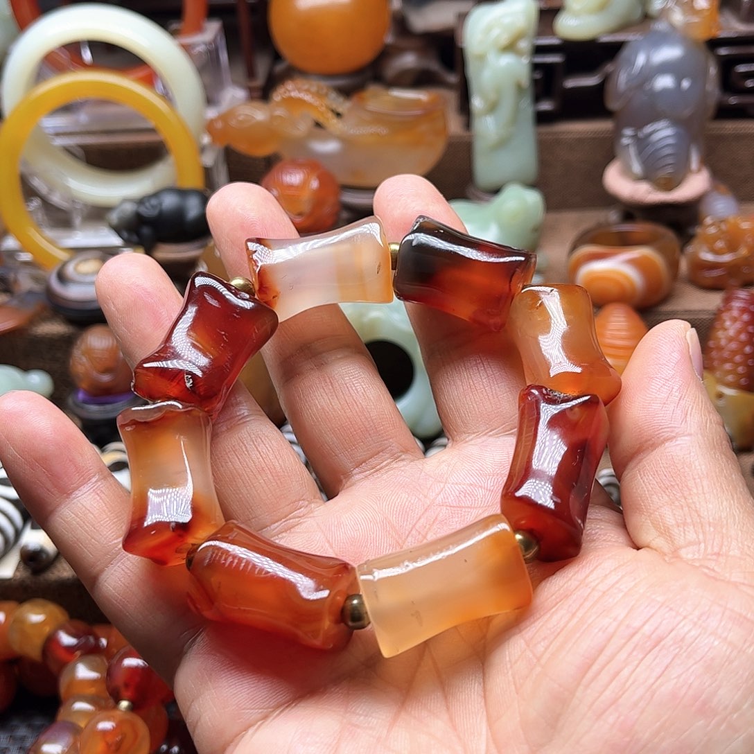 玛瑙/玉髓未镶嵌车挂