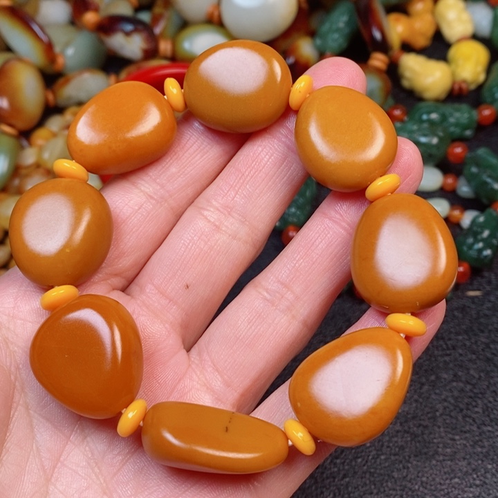 和田玉手链未镶嵌