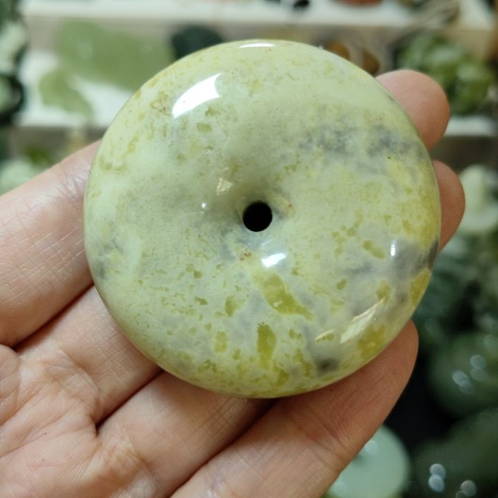 岫玉平安扣未镶嵌