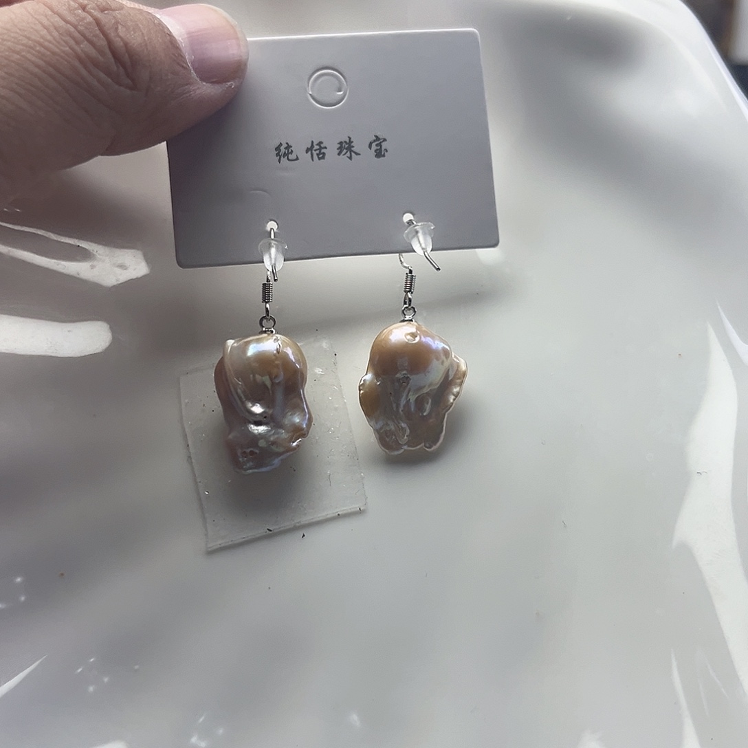未镶嵌耳饰淡水珍珠【纯恬】