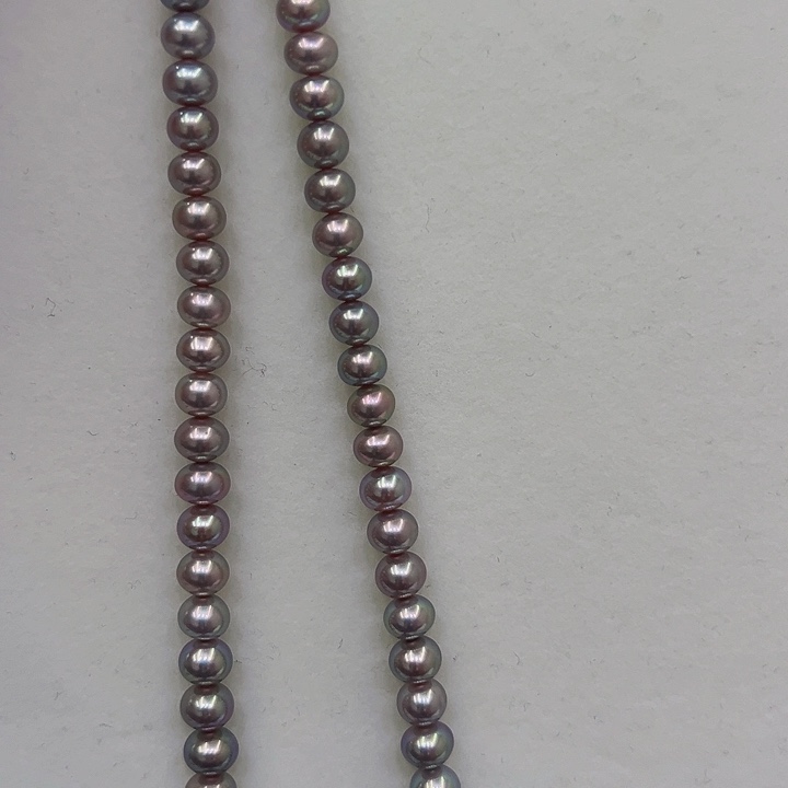 淡水珍珠颈饰银S925镶嵌