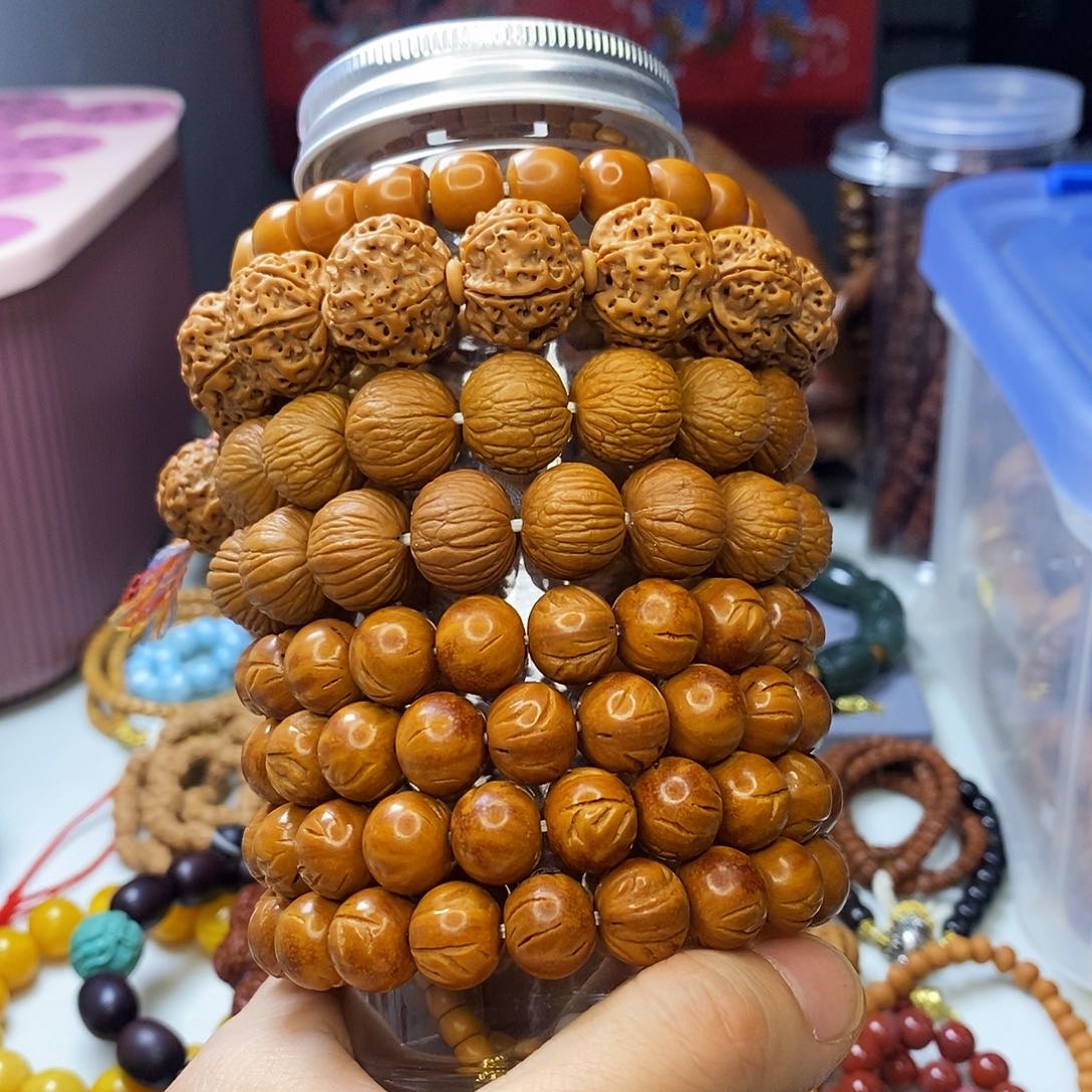 桃核手串文玩擎天柱猴头桃核金刚福利