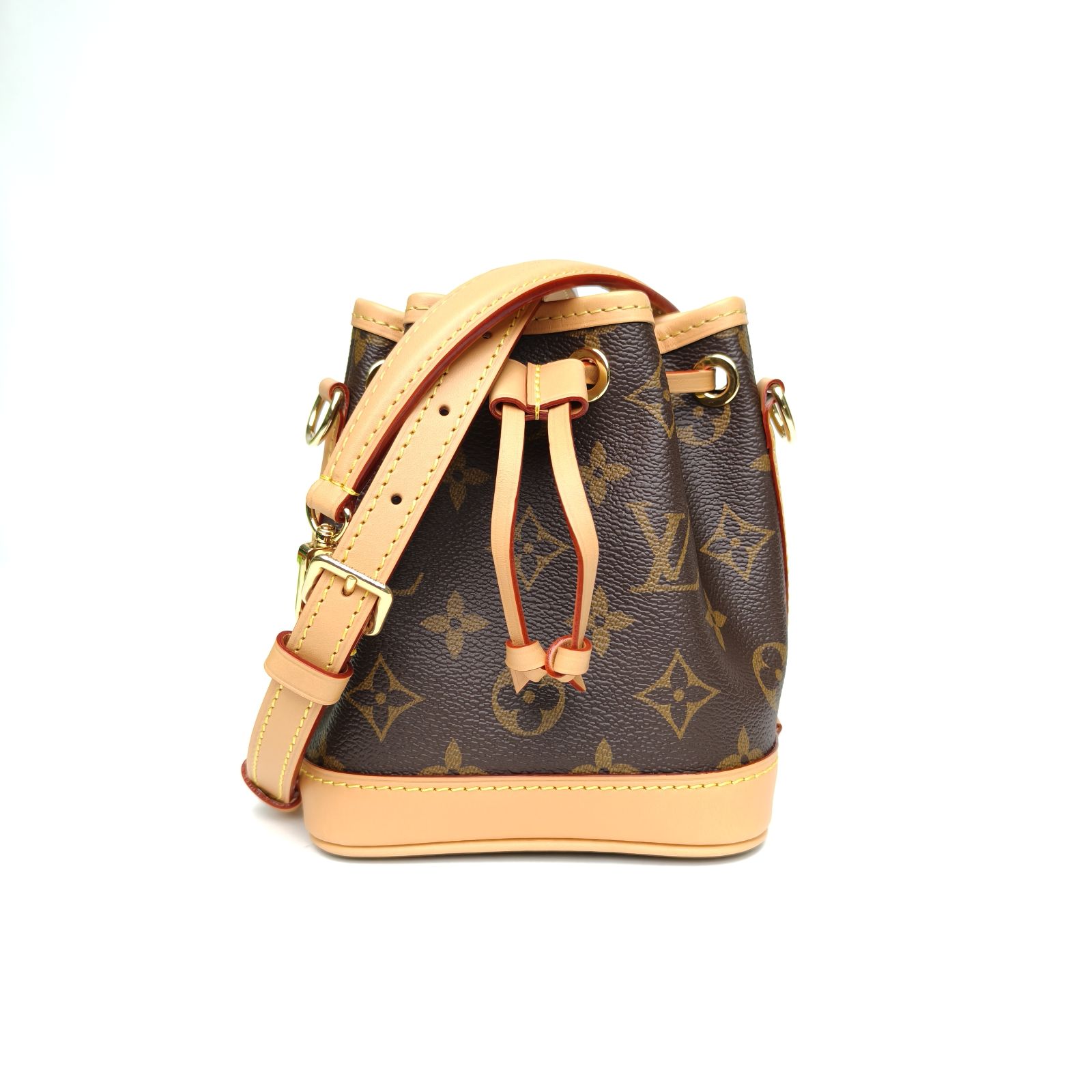 99新 LouisVuitton/路易威登 【娇】水桶包Nano13 PVC 芯片 231123