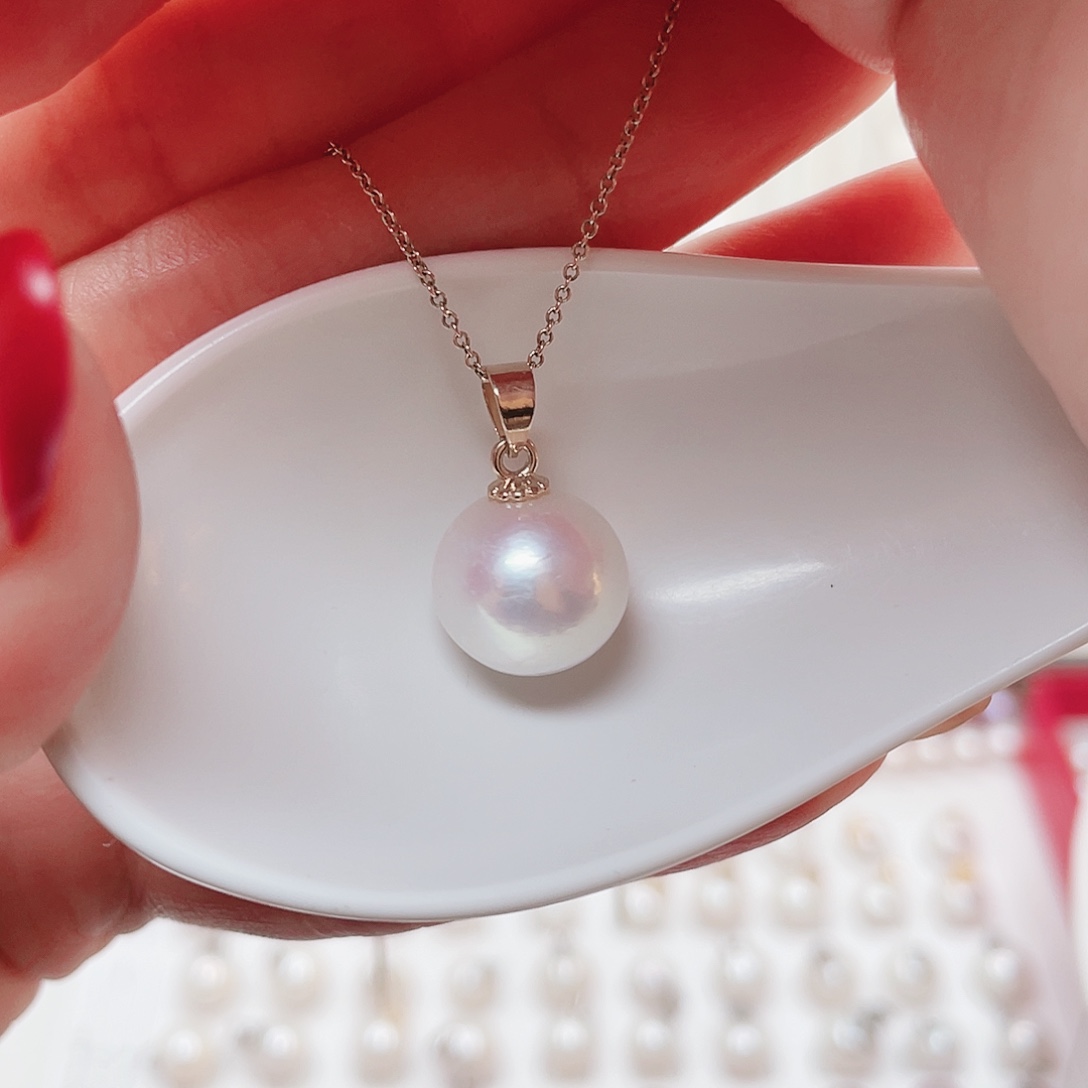 淡水珍珠吊坠(赠链)合金