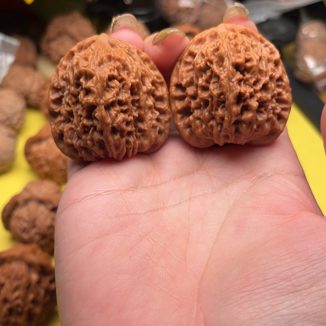 桃核吊坠42南疆石文玩核桃