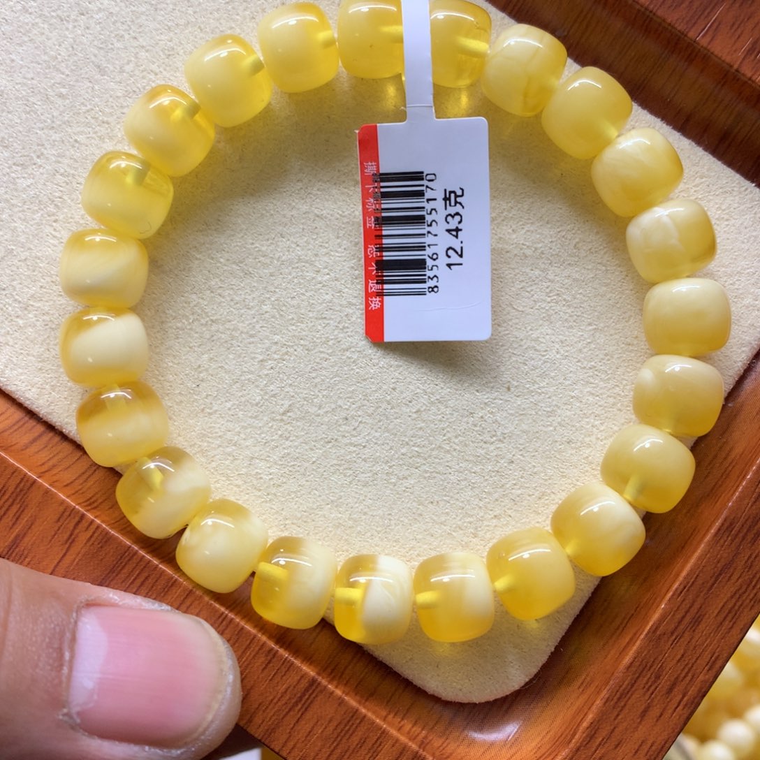 蜜蜡手链未镶嵌蜜蜡