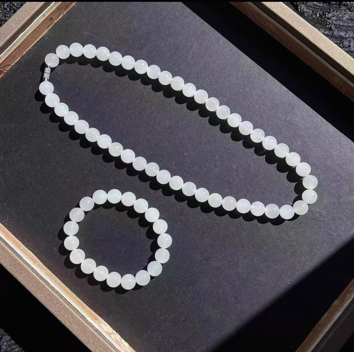 【优优甄选】精美时尚大气两件套项链+手链 珐琅手链S001