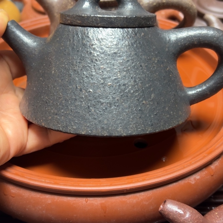 叫***豆茶壶紫砂宜兴原矿龙血砂