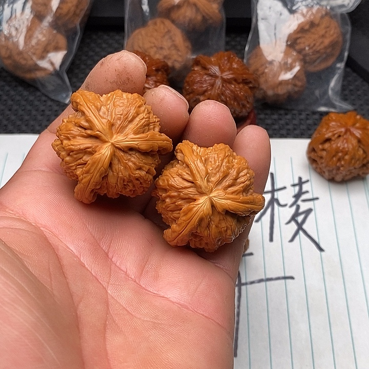 把件核桃拼接白狮子3