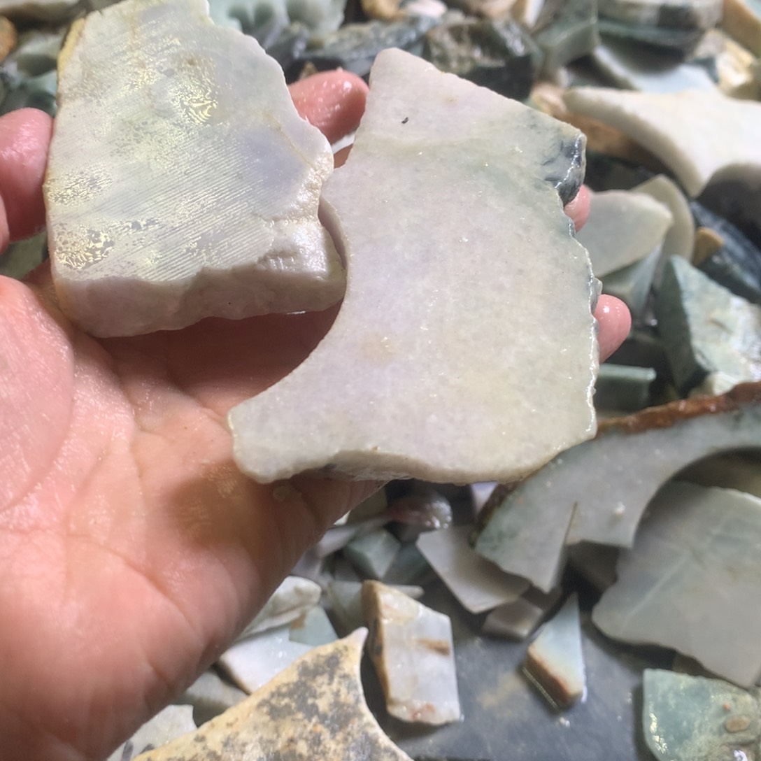 翡翠颈饰未镶嵌缅甸翡翠