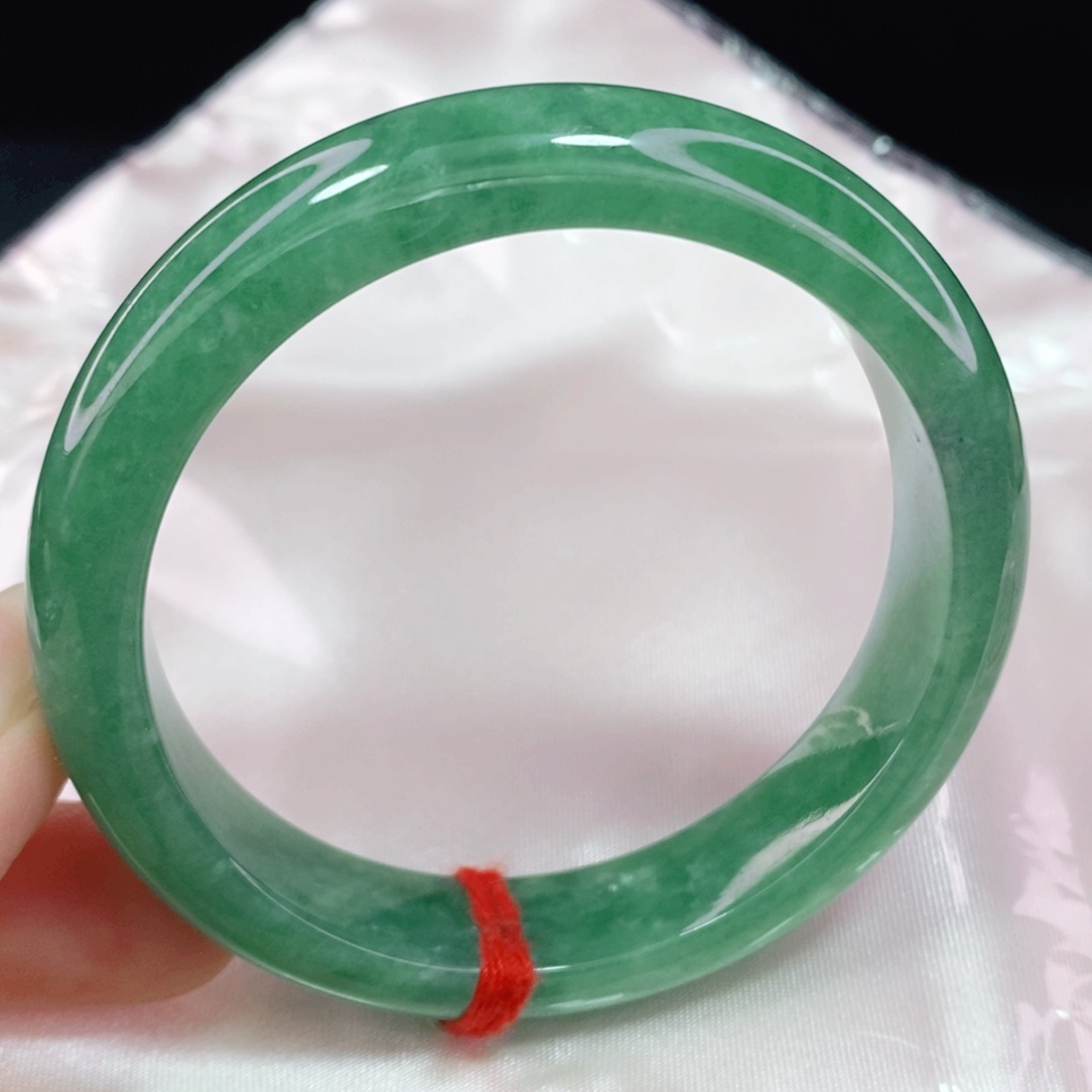 未镶嵌手镯翡翠51.7正圈