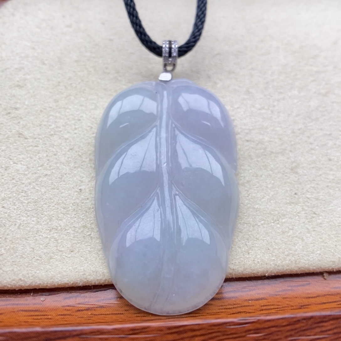 翡翠银S925镶嵌颈饰吊坠38