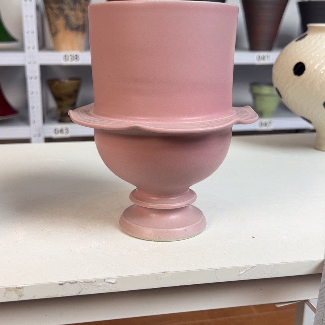 S***拉景德镇手工花盆有孔