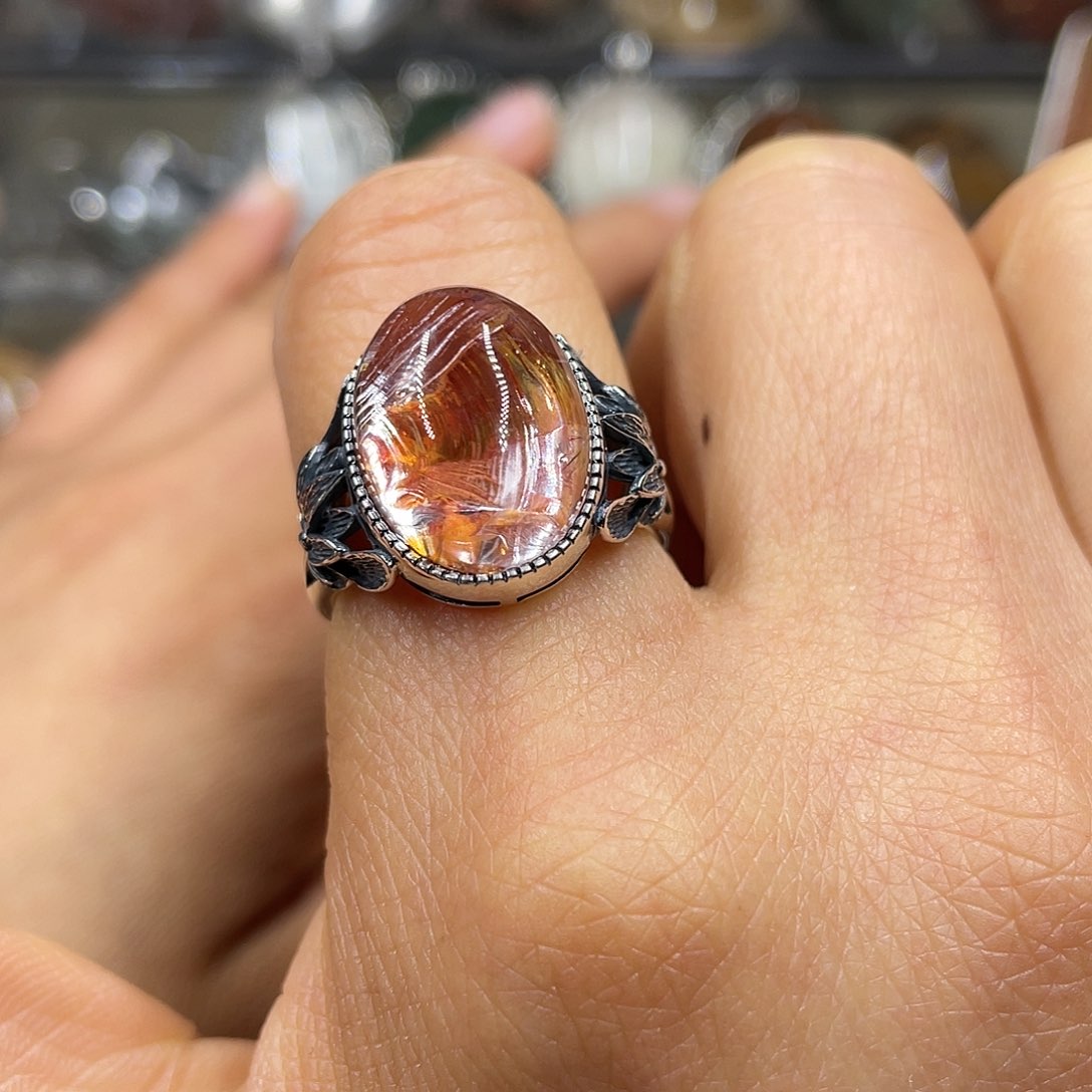 【闪购商品】水晶珠宝半成品银S925镶嵌戒指