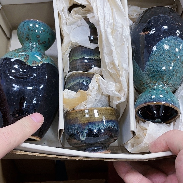 瓷片瓷制作工艺品摆件