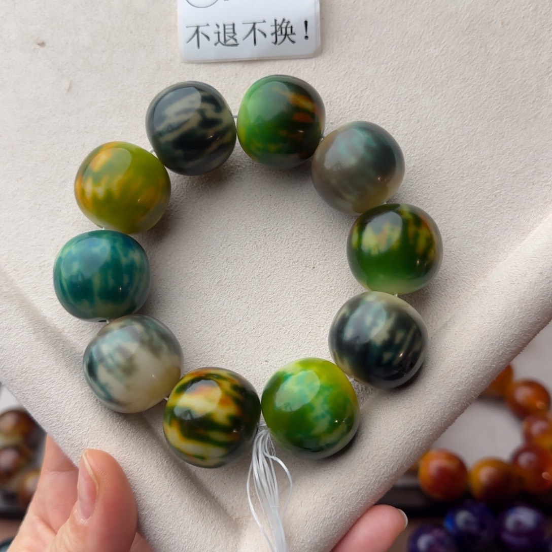 菩提根/象牙果手串特价A432瑕疵