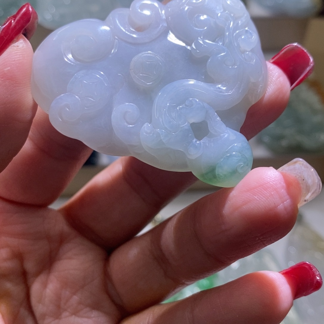 【闪购商品】翡翠颈饰未镶嵌龙凤